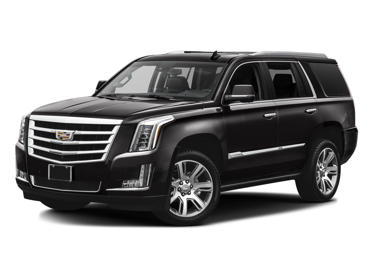 2016 Cadillac Escalade Premium Collection in Crystal White Tricoat — front three-quarter view